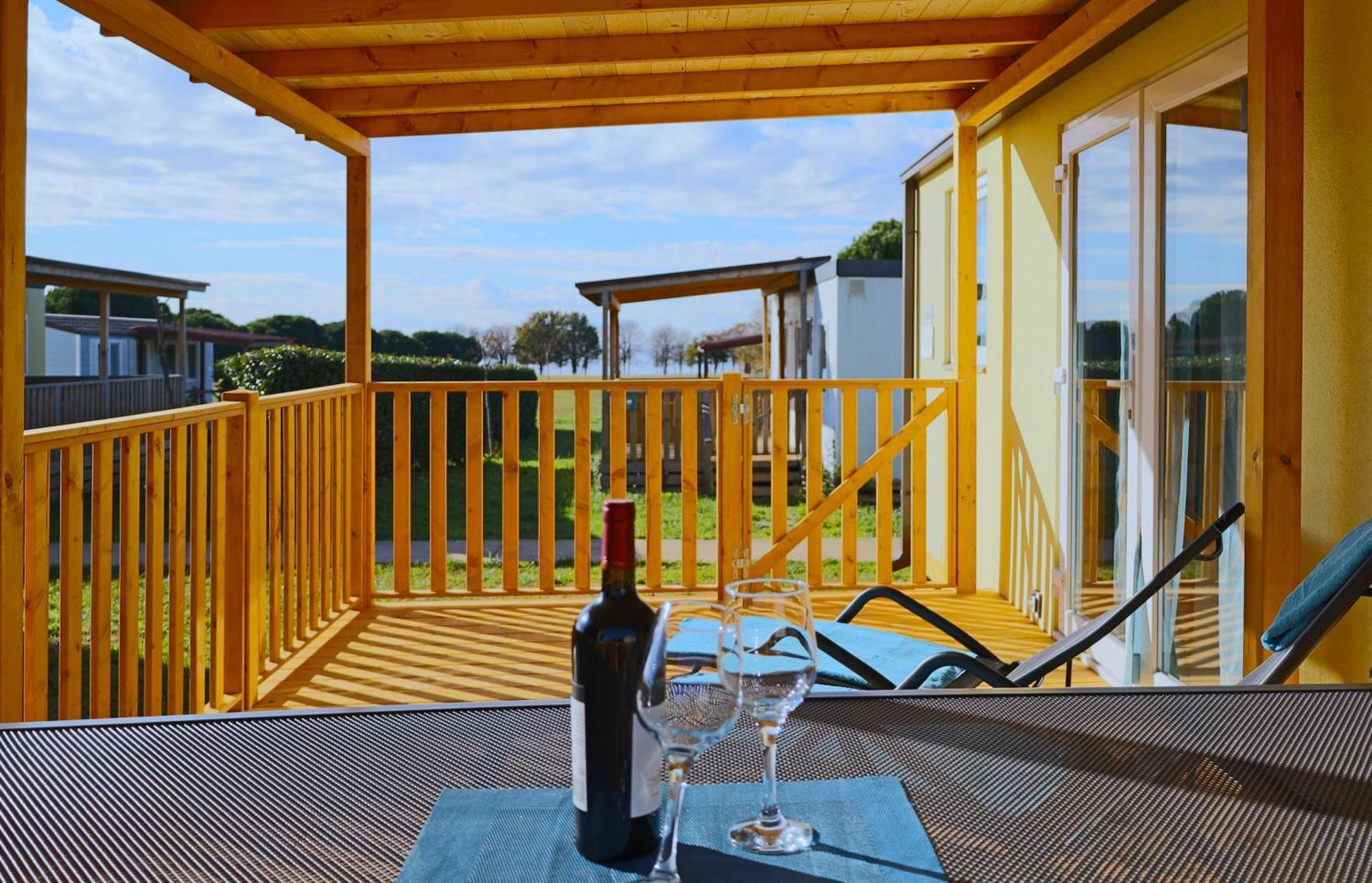 Panorama Mobile Homes In Camping Park Umag Bagian luar foto