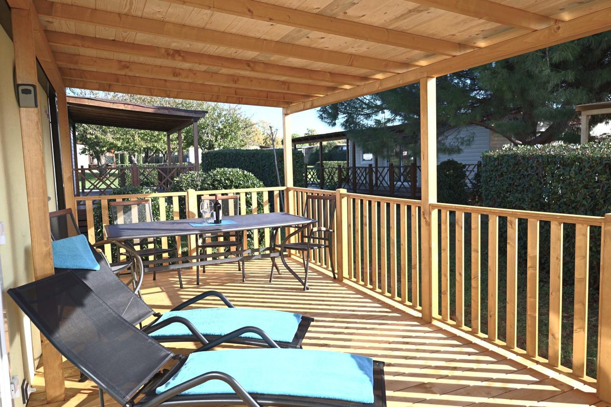 Panorama Mobile Homes In Camping Park Umag Bagian luar foto